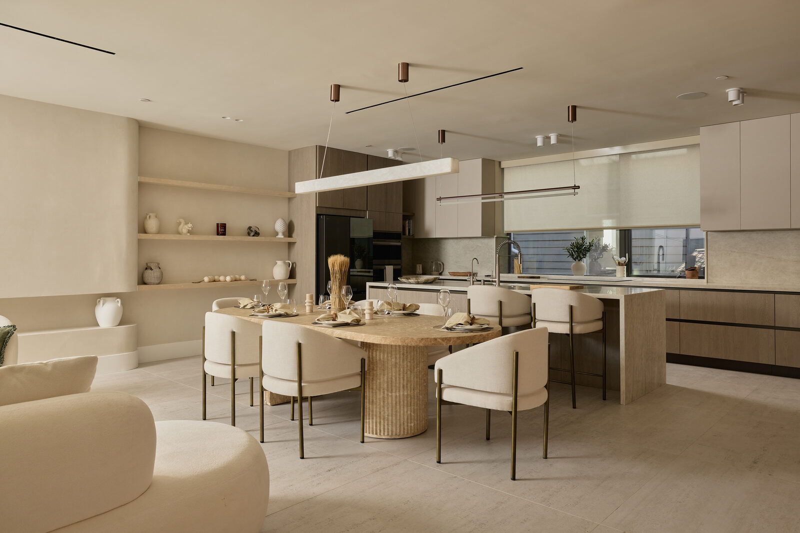 Abayta kitchen and dining room
