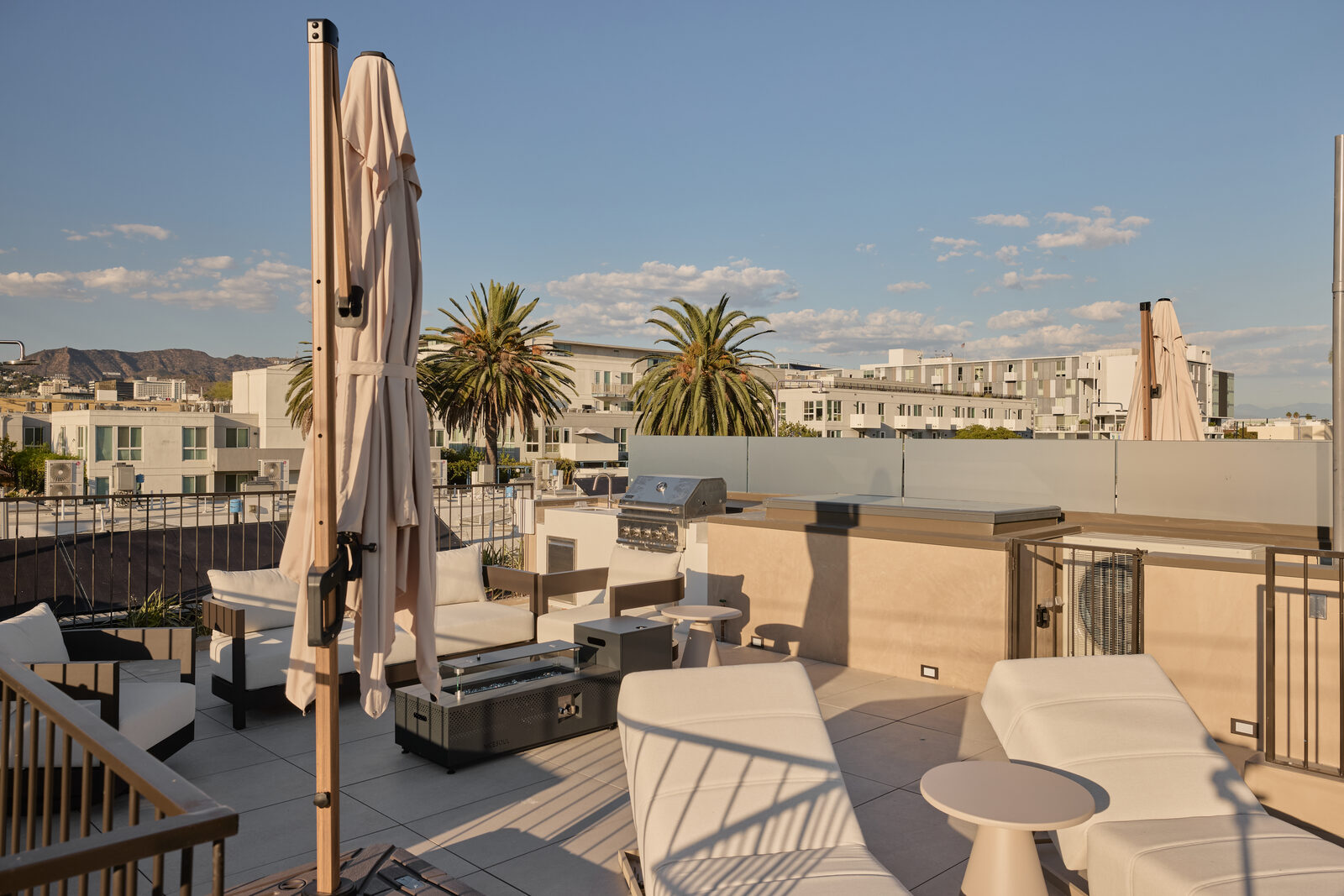 Abayta rooftop with Hollywood skyline